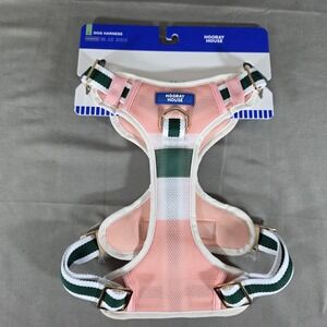 Hooray House Dog Harness Large Peach Green Mesh Sporty Vest Adjustable New